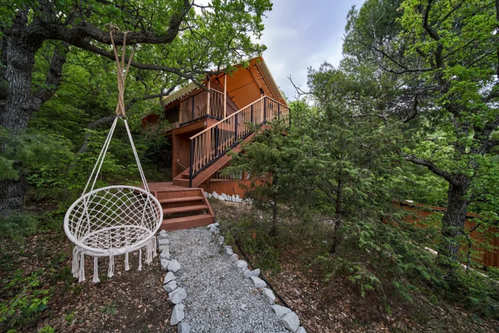 Commercial glamping tent by Wildhomes