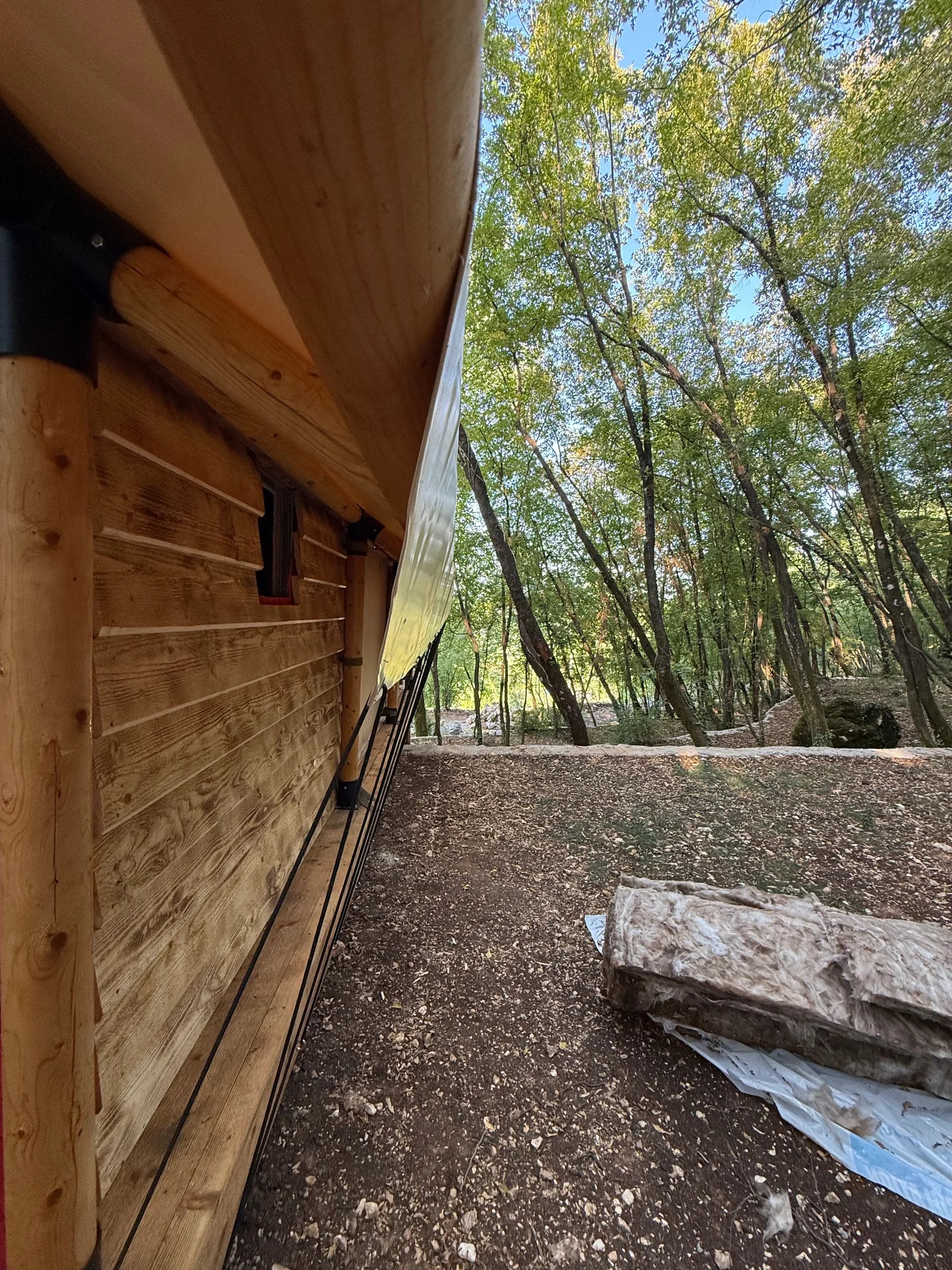 Wildhomes Safari tent with enclosed private bathroom section